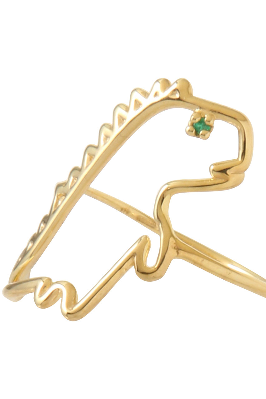 ALIITA DINO9Kイエローゴールドリング アリータ ALIITA ALIITA リング DINO BRILLANTE RING 恐竜 （YELLOW