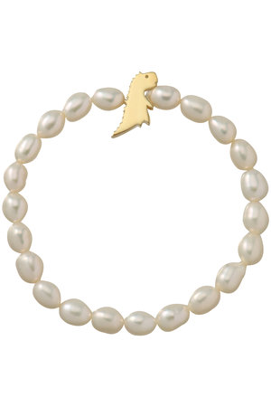 アリータ/ALIITAのDINO BOLD OVAL PEARL ブレスレット(150300/150302)