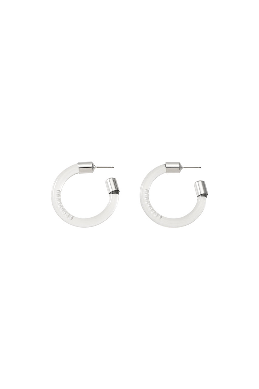 SALE 【50%OFF】 RLIGHTs ライツ Silouette クリアフープピアス シルバー