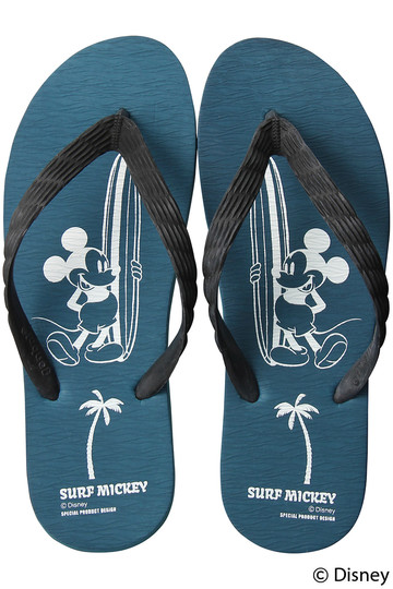 SALE 【60%OFF】 INSHORE インショア 【UNISEX】【別注】【SURF MICKEY】ビーチサンダル ブラック