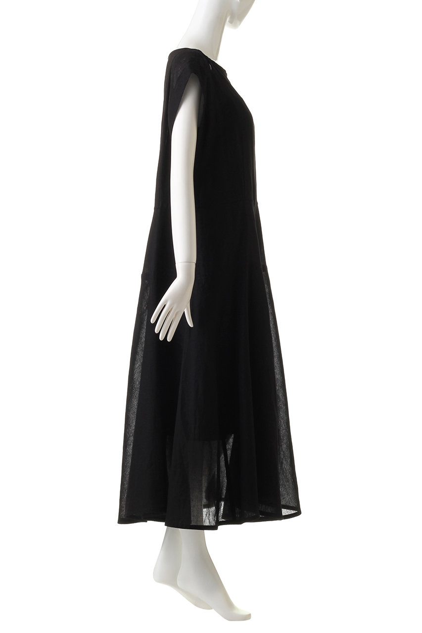 Yleve イレーヴ コットンオーガンジーワンピース ブラック の通販 Elleshop エル ショップ