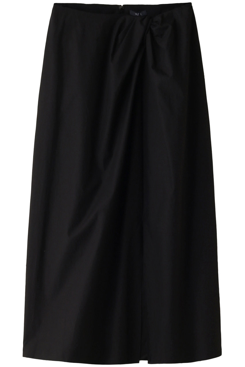 イレーヴ/YLEVEのフィンクス コットン ウェザーツイストスカート(ブラック/16841 30059)