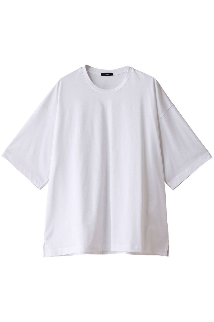 YLEVE 【MEN】オーガニックコットン バイオ ルーズ Tシャツ (ホワイト, 5) イレーヴ ELLE SHOP
