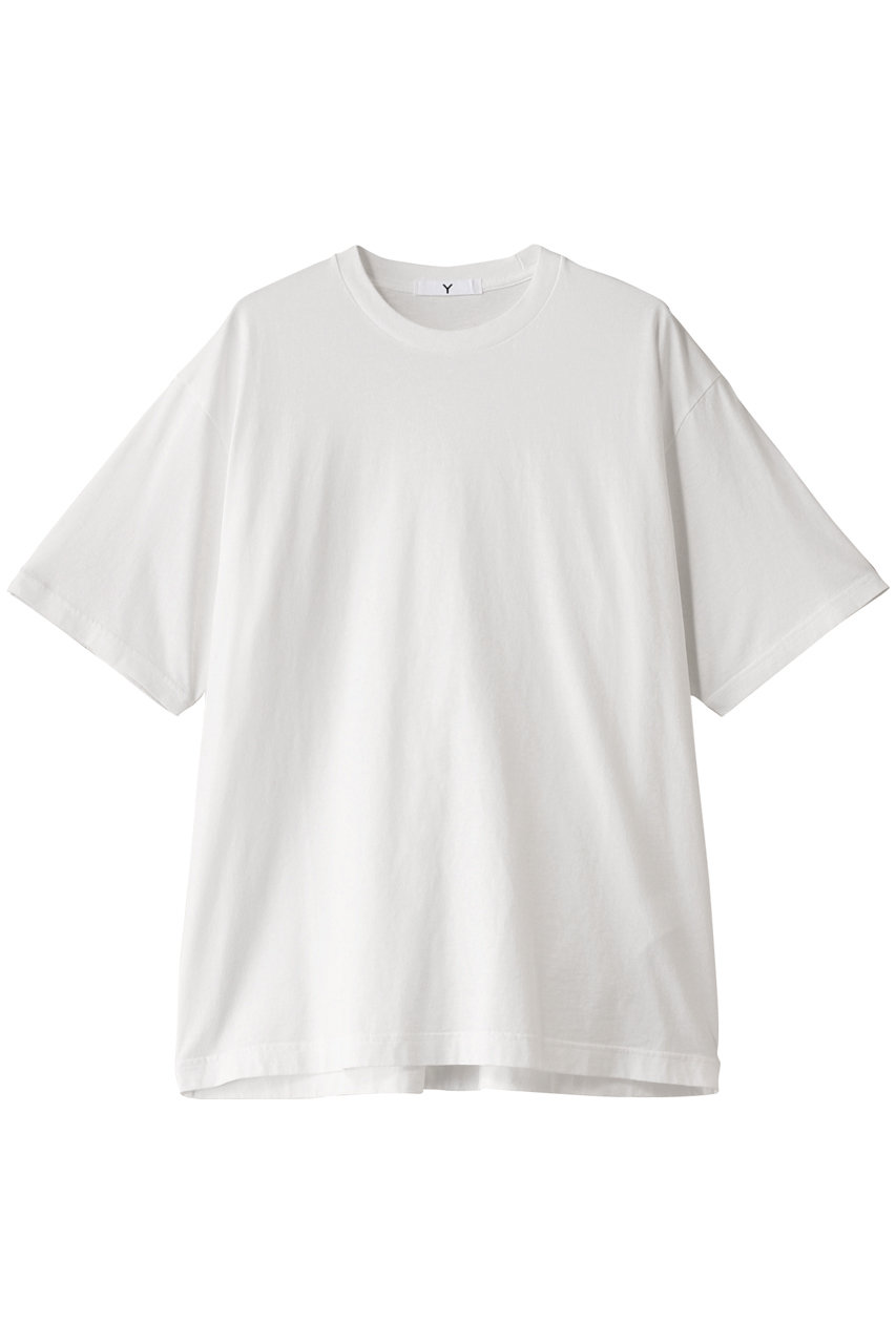 イレーヴ/YLEVEの【UNISEX】【Y】ORGANIC COTTON ジャージー ショートスリーブTシャツ(ホワイト/16551 66308)