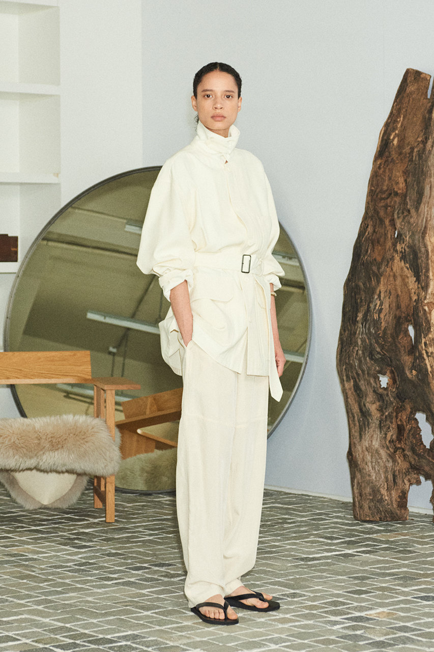 YLEVE(イレーヴ)｜VISCOSE COTTON カバーオール ジャケット/エクリュ