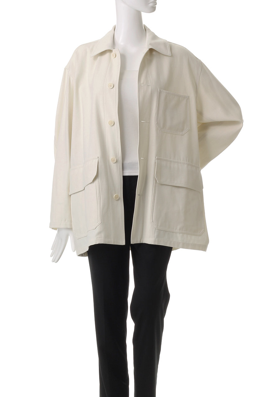 YLEVE(イレーヴ)｜VISCOSE COTTON カバーオール ジャケット/エクリュ