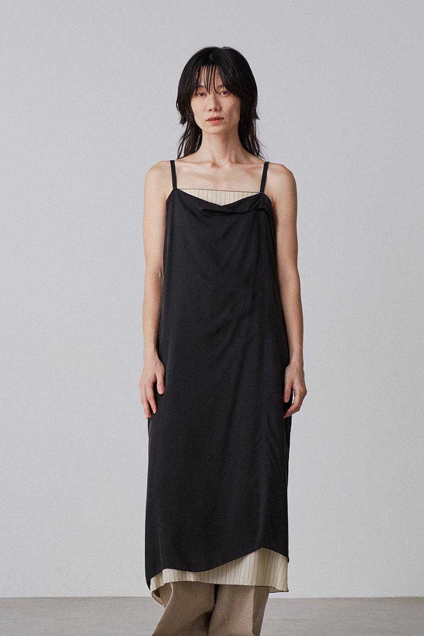 YLEVE(イレーヴ)｜キュプラツイル ワンピース/ブラック の通販  