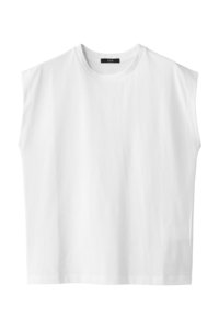 【人気✩オシャレ✩YLEVE】青　ノースリーブカットソー　サイズF ノースリーブカットソー レディース 春 夏 ロンT チュニック