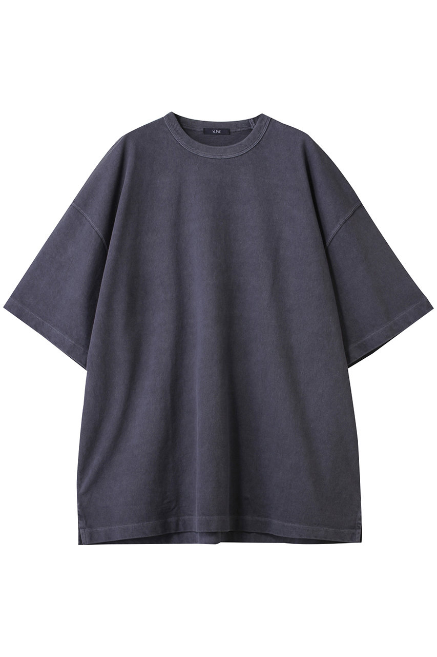 イレーヴ/YLEVEの【MEN】オープンエンド COTTON PIGMENT DYE Tシャツ(ネイビー/17051 66516)