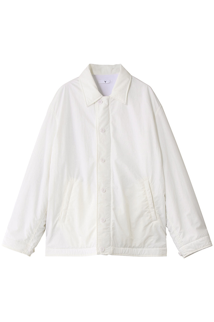 YLEVE 【UNISEX】【Y】RECYCLE ナイロン ミックス タフタ RECYCLE ポリエステル フリース コート (ホワイト, M) イレーヴ ELLE SHOP YLEVE 【UNISEX】【Y】RECYCLE ナイロン ミックス タフタ RECYCLE ポリエステル フリース コート (ホワイト, M) イレーヴ ELLE SHOP