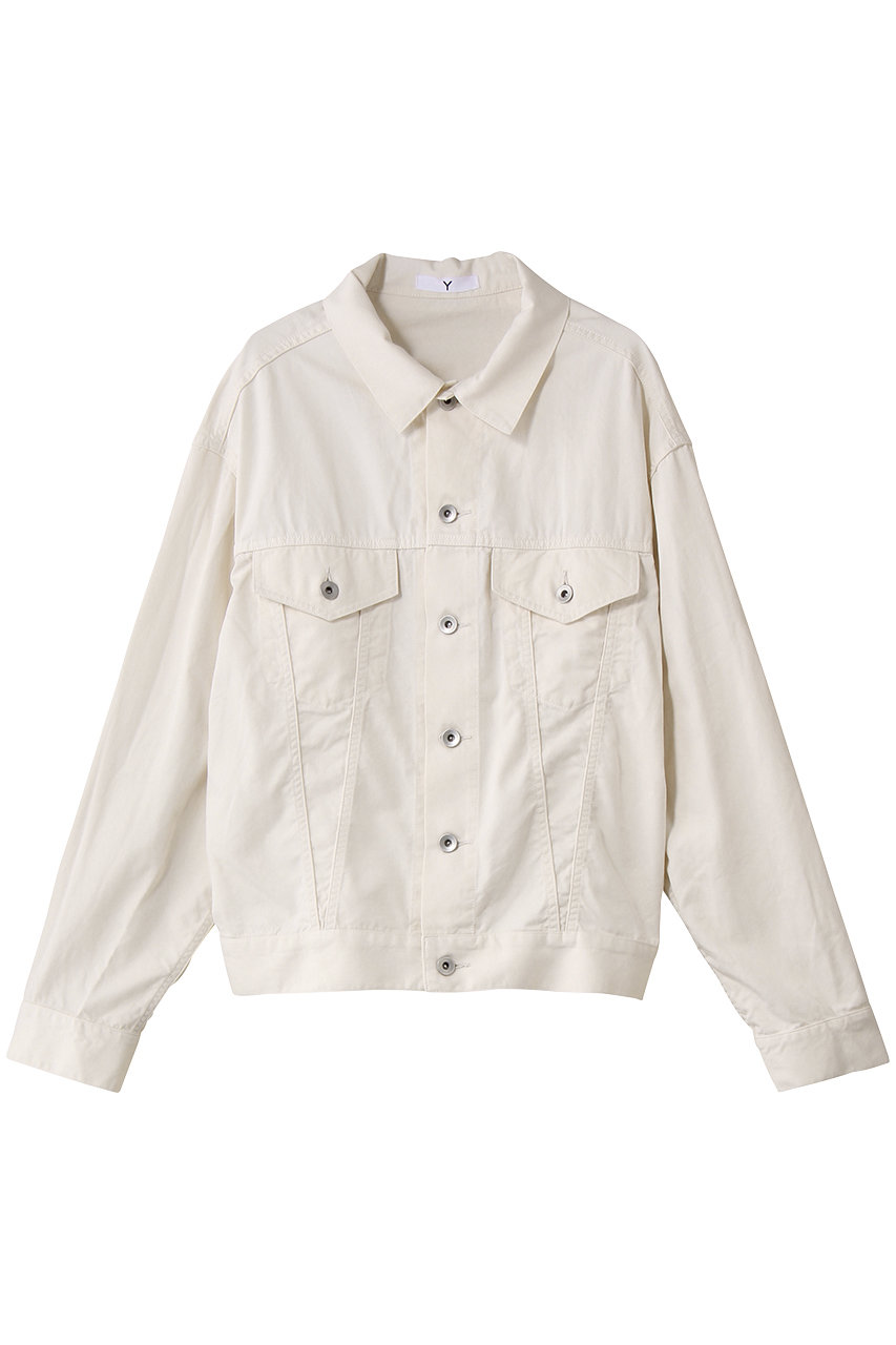 YLEVE 【UNISEX】【Y】オーガニック コットン テンセル チノ ジャケット (ホワイト, M) イレーヴ ELLE SHOP YLEVE 【UNISEX】【Y】オーガニック コットン テンセル チノ ジャケット (ホワイト, M) イレーヴ ELLE SHOP