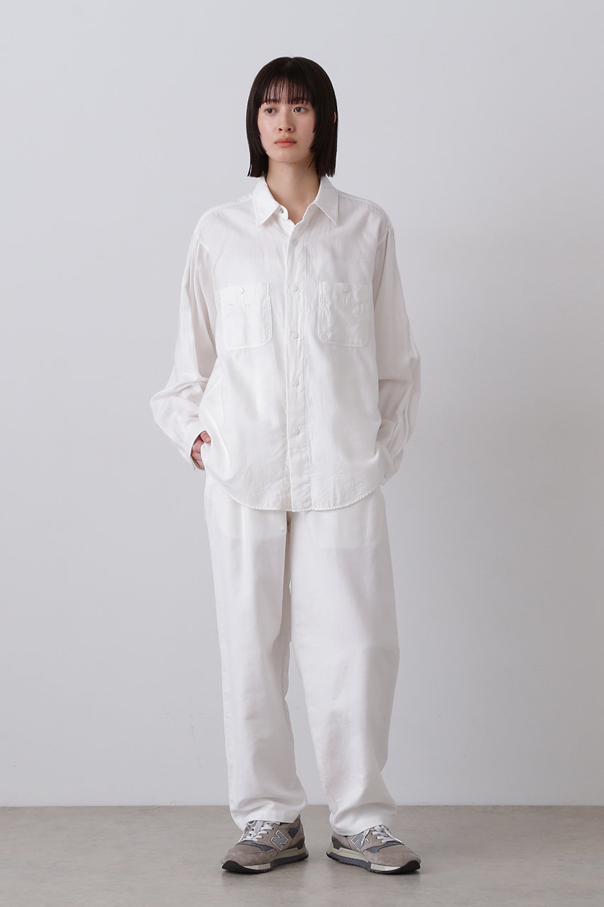 Y YLEVE コットンシャツ 白 サイズ4 Y YLEVE コットンシャツ 白 サイズ