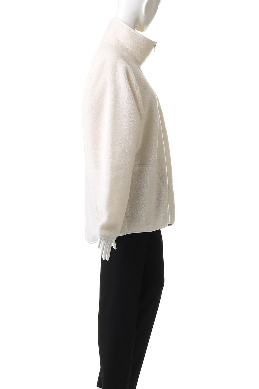 ASAHI　【美品】イレーヴアイボリーブルゾン YLEVE(イレーヴ)｜【UNISEX】【Y】RECYCLEポリエステル ボア ブルゾン