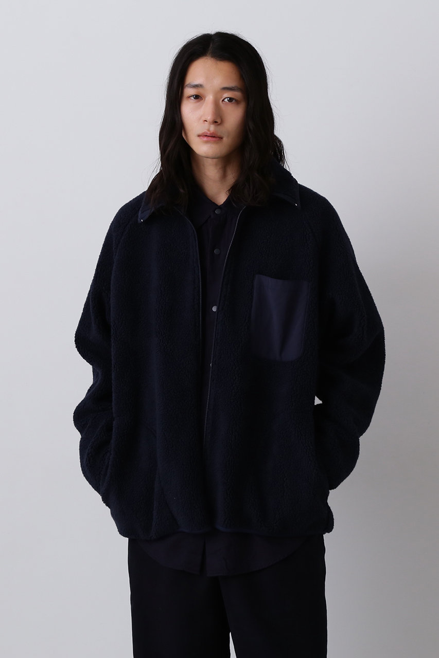 YLEVE(イレーヴ)｜【UNISEX】【Y】RECYCLEポリエステル ボア ブルゾン