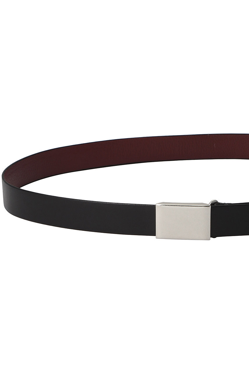 YLEVE レザーバックルドベルト BLACK YLEVE(イレーヴ)｜レザー バックルド ベルト/ブラック/シルバー の通販