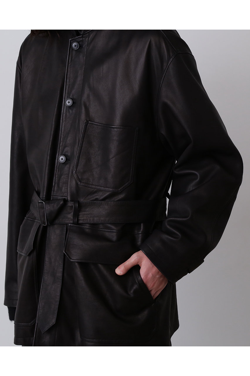 YLEVEジャケット新品 YLEVE(イレーヴ)｜【MEN】 SHEEP レザー カバーオール