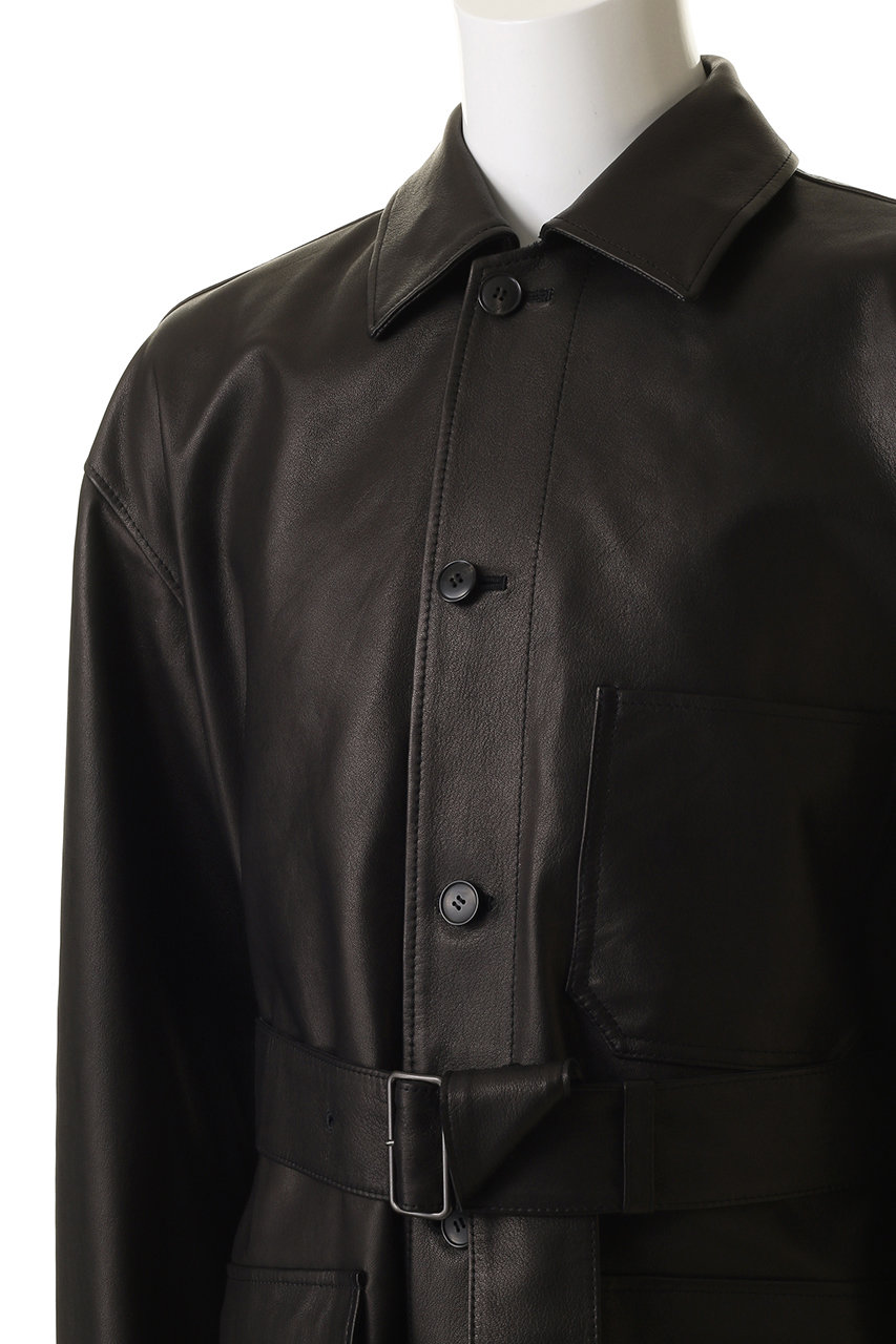 YLEVEジャケット新品 YLEVE(イレーヴ)｜【MEN】 SHEEP レザー カバーオール