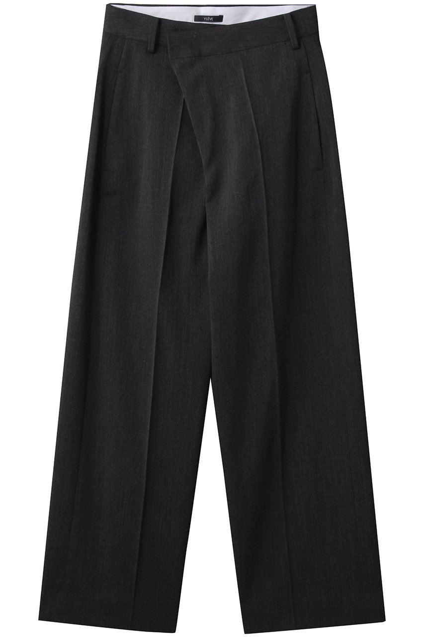 2/72 WOOL トリコチン タックパンツ