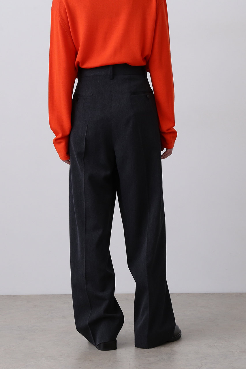 YLEVE(イレーヴ)｜WOOL TRICHOTINE トラウザーズ/チャコール の通販