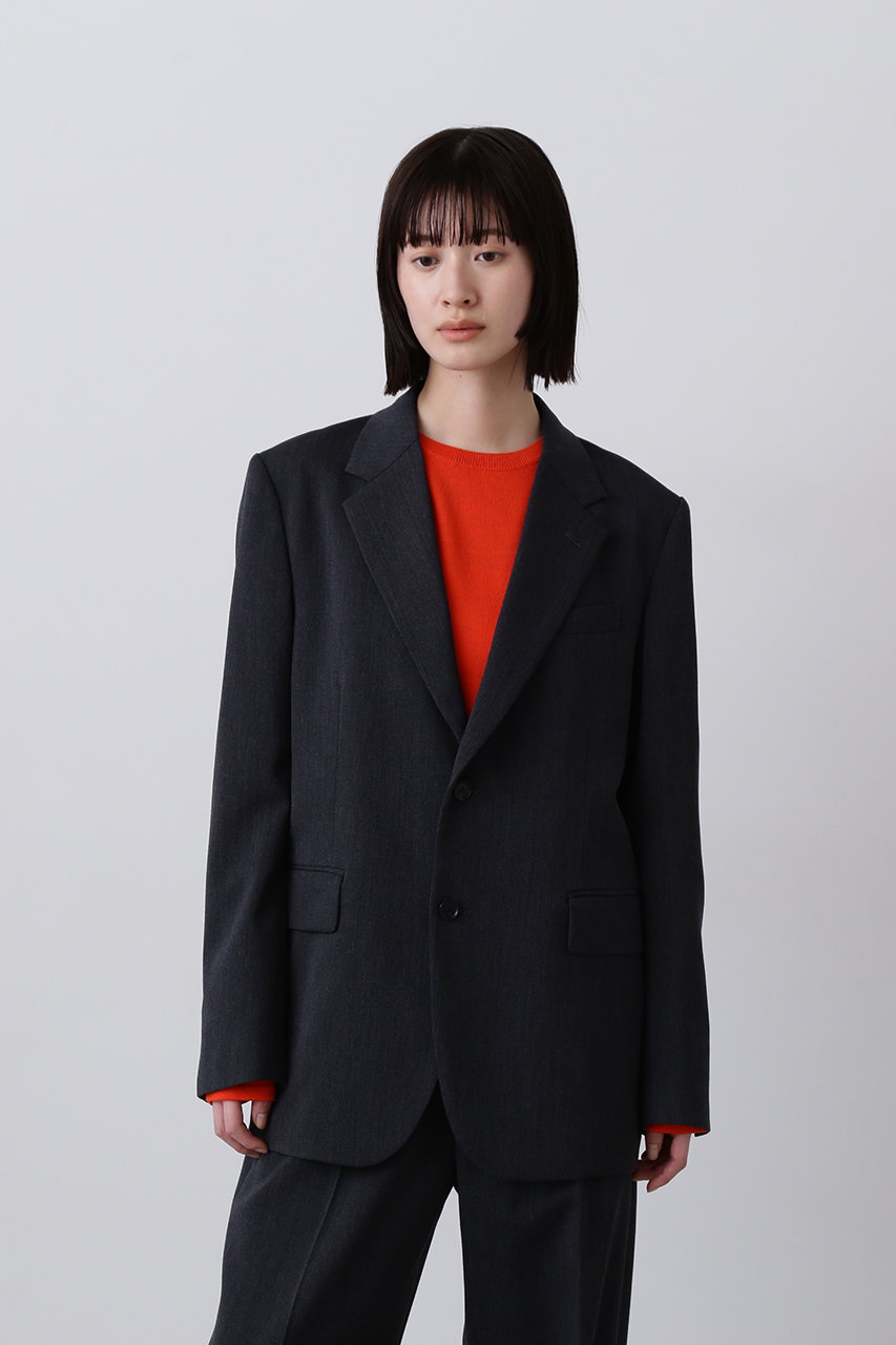 YLEVEジャケット新品 YLEVE(イレーヴ)｜WOOL TRICHOTIN ジャケット/チャコール の通販