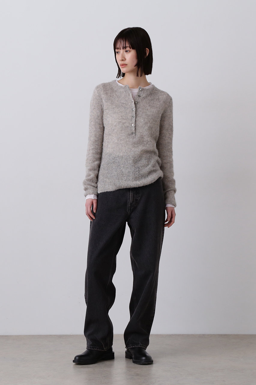 YLEVE(イレーヴ)｜13.5oz デニム バギーパンツ/チャコール の通販