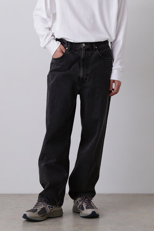 イレーヴ/YLEVEの【MEN】　13.5oz デニム バギーパンツ(110600/110604)