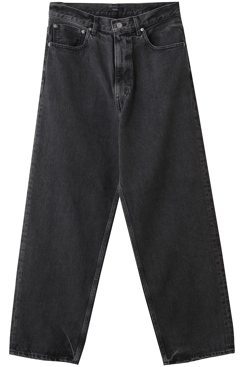 YLEVE 【MEN】 13.5oz デニム バギーパンツ (チャコール, 4) イレーヴ ELLE SHOP