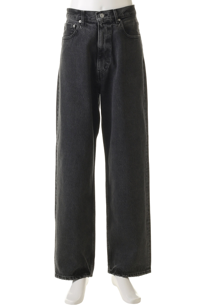 YLEVE(イレーヴ)｜【MEN】 13.5oz デニム バギーパンツ/チャコール の