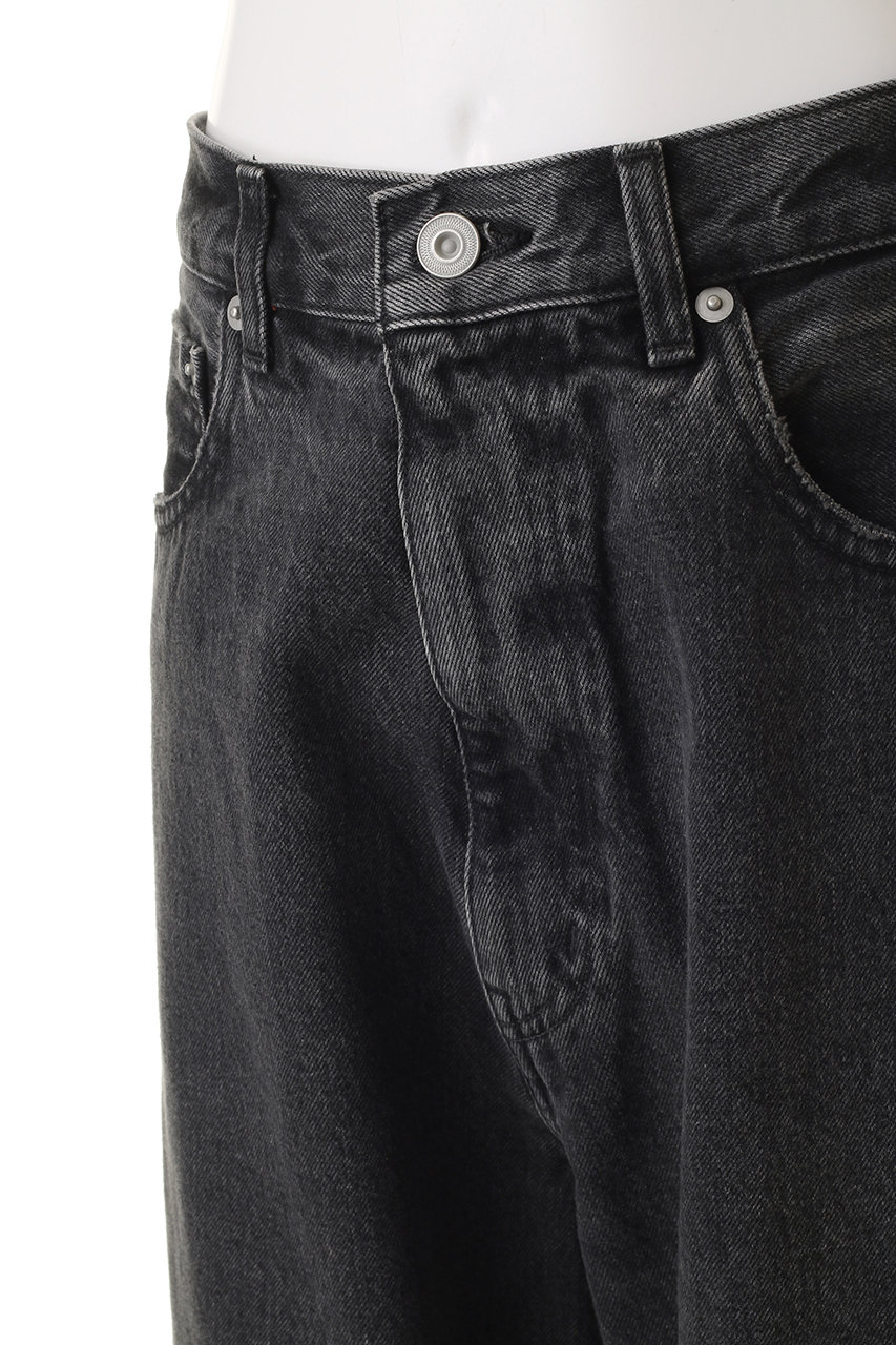 YLEVE(イレーヴ)｜【MEN】 13.5oz デニム バギーパンツ/チャコール の