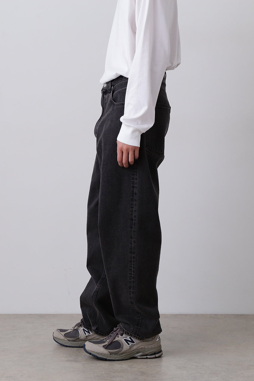 YLEVE(イレーヴ)｜【MEN】 13.5oz デニム バギーパンツ/チャコール の