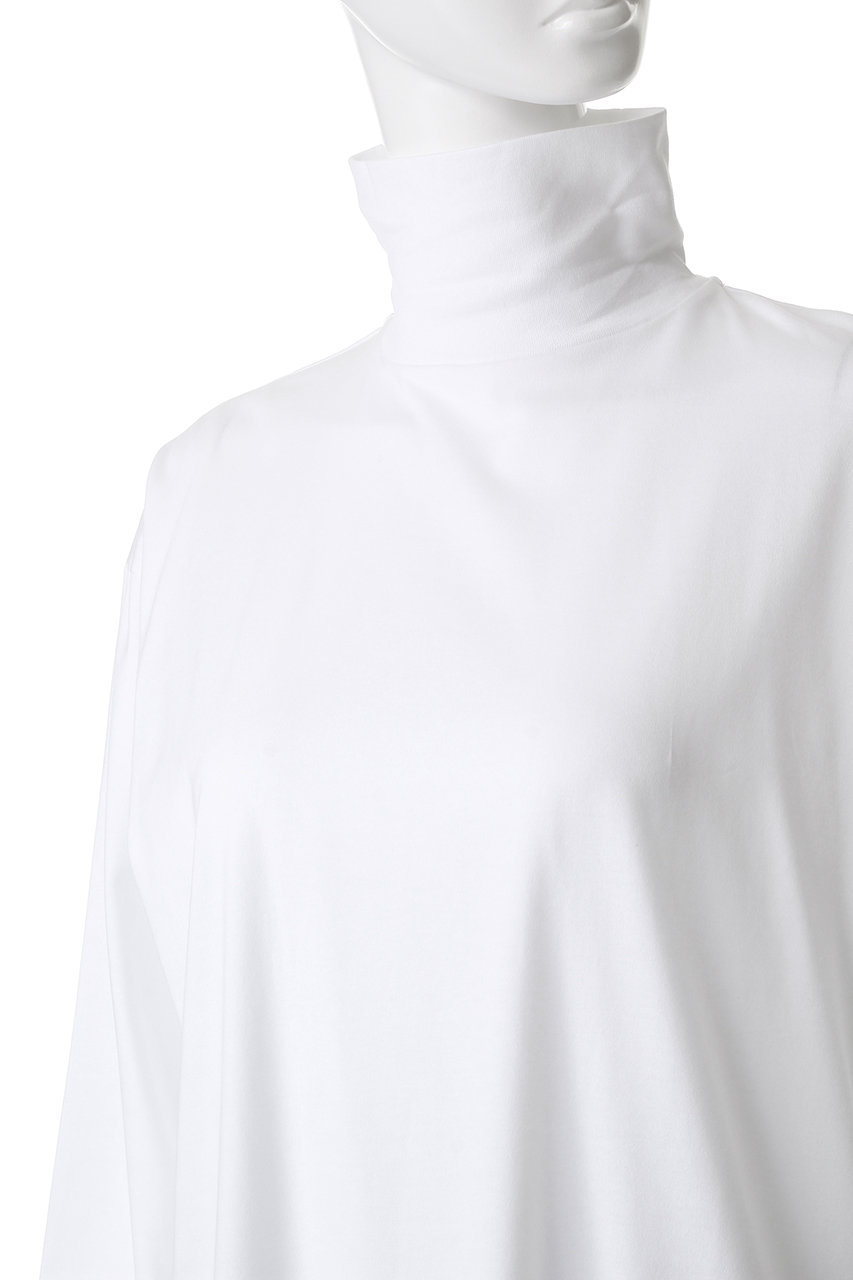 YLEVE(イレーヴ)｜SUVIN コットン タートルネック/ホワイト の通販