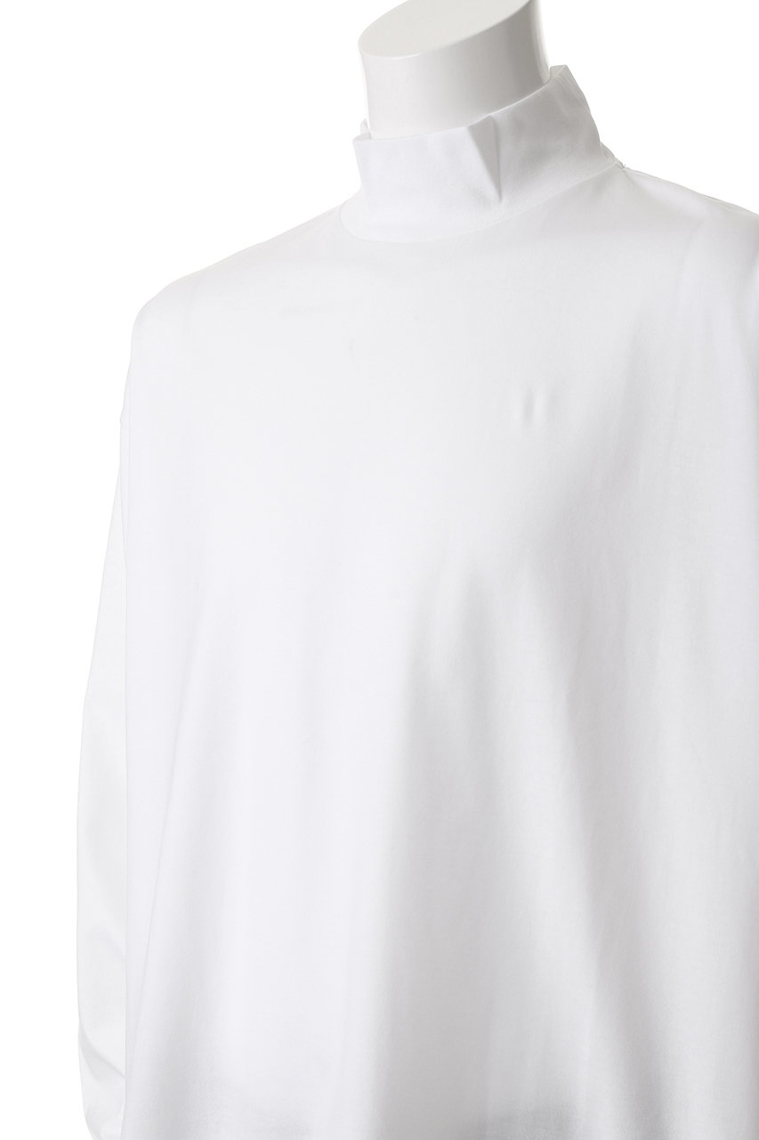 YLEVE(イレーヴ)｜【MEN】 SUVIN コットン タートルネック/ホワイト の