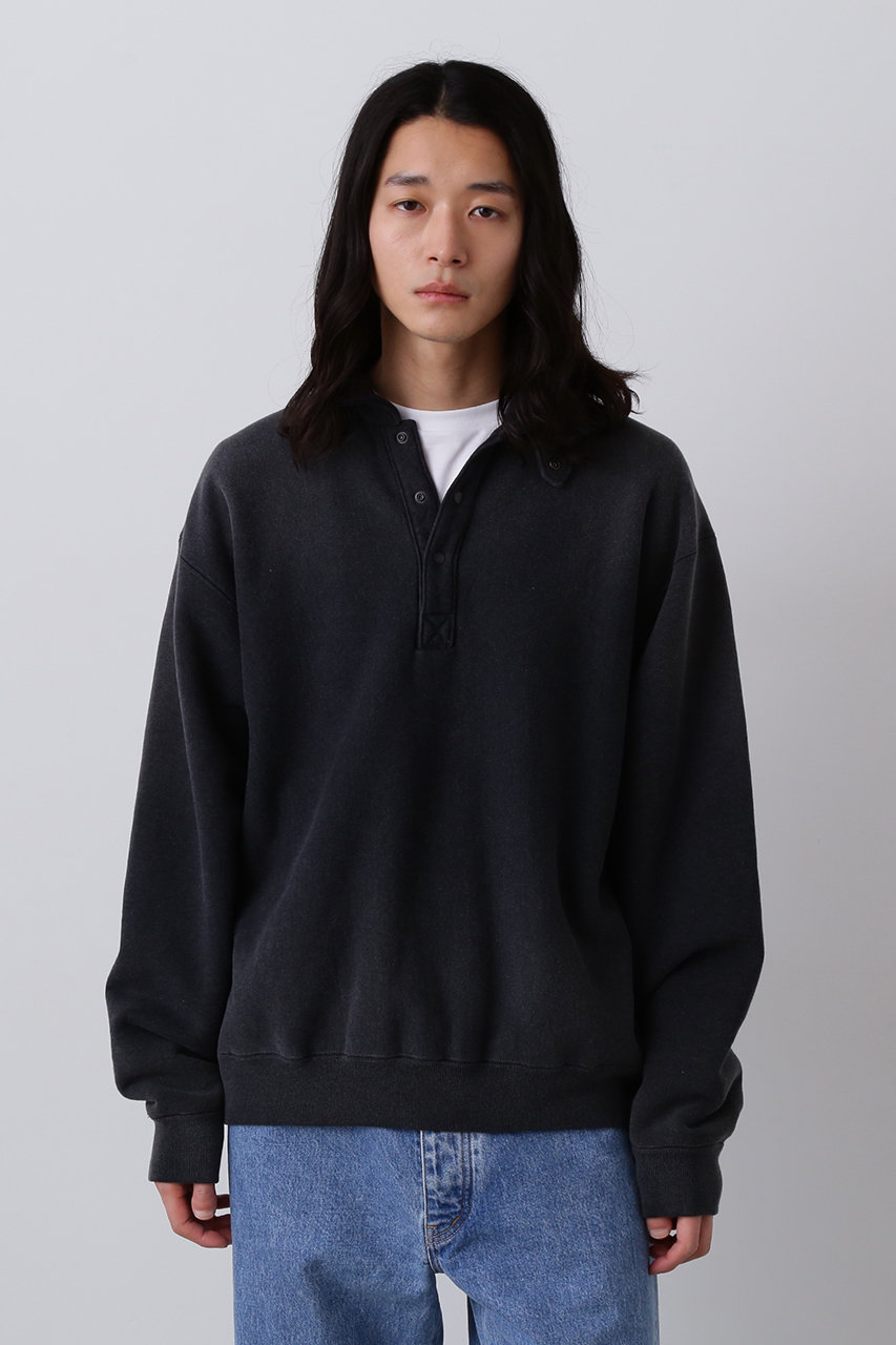 YLEVE(イレーヴ)｜【MEN】 HEAVY ウェイト フリース ブリーチ スナップ