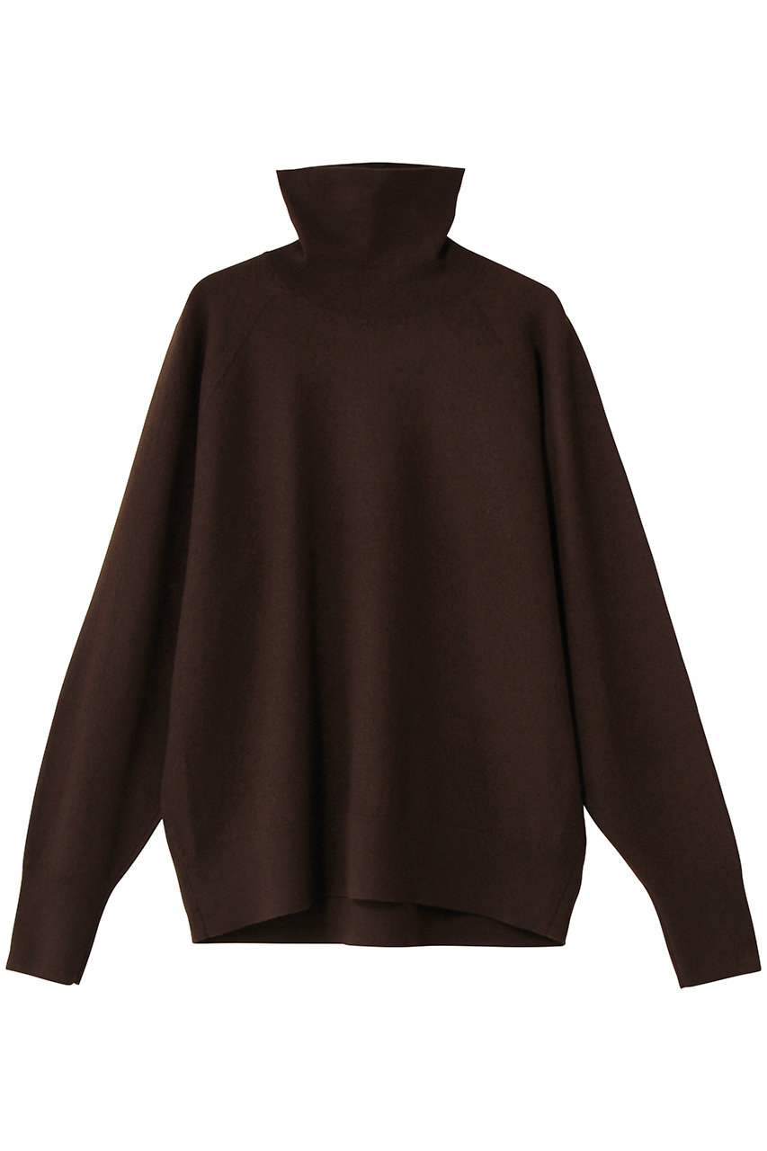 イレーヴ/YLEVEのULTARAFINE メリノ ウール ミルド ニット プルオーバー(バーガンディ/16852 60048)