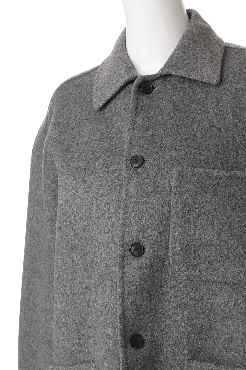 YLEVE(イレーヴ)｜SUPER 100'S ウール ダブル クロス ブルゾン/グレー