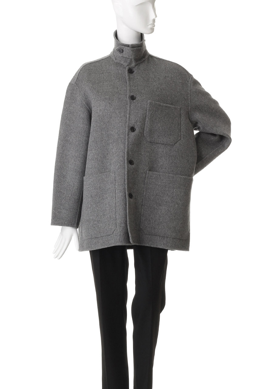 YLEVE(イレーヴ)｜SUPER 100'S ウール ダブル クロス ブルゾン/グレー