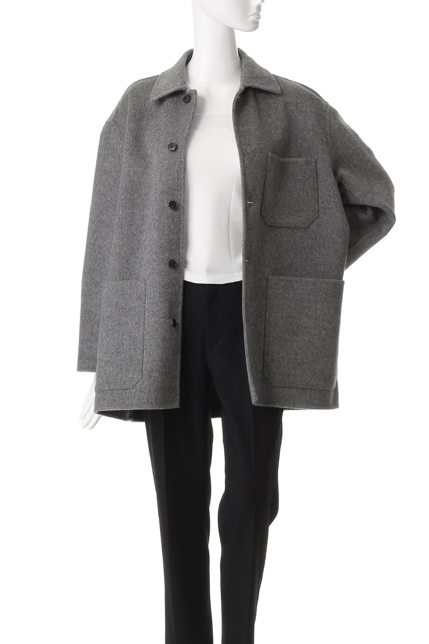 YLEVE(イレーヴ)｜SUPER 100'S ウール ダブル クロス ブルゾン/グレー