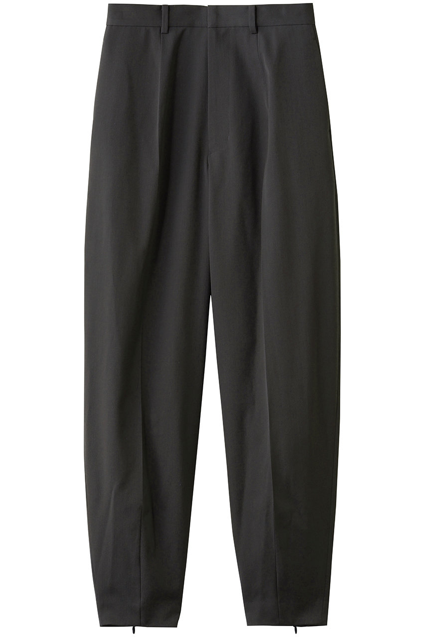 イレーヴ/YLEVEのメリノ ウール ツイル カーブ パンツ(スチールグレー/16852 40090)