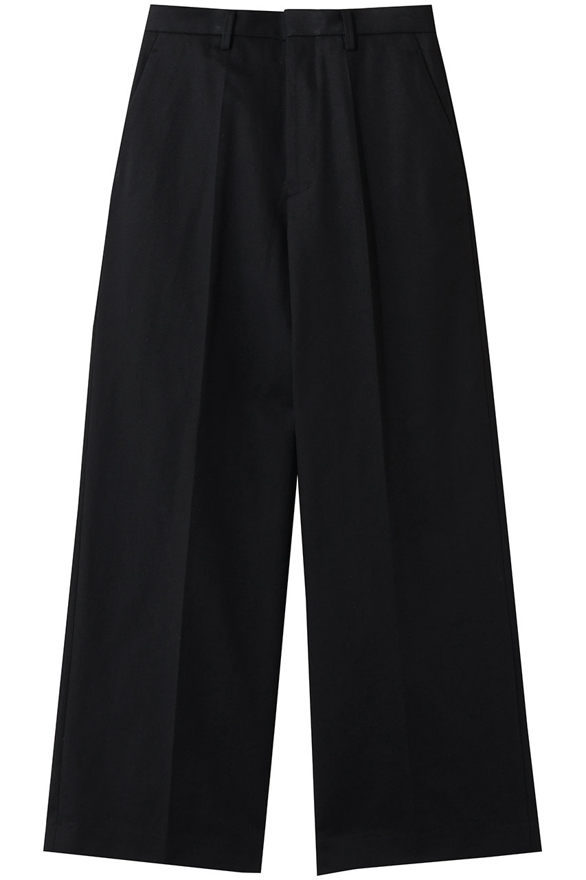 イレーヴ/YLEVEのFINX COTTON チノ パンツ(ブラック/16861 40014)