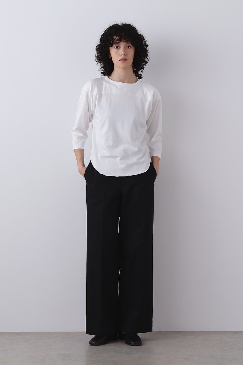 YLEVE(イレーヴ)｜FINX COTTON チノ パンツ/ブラック の通販｜ELLESHOP
