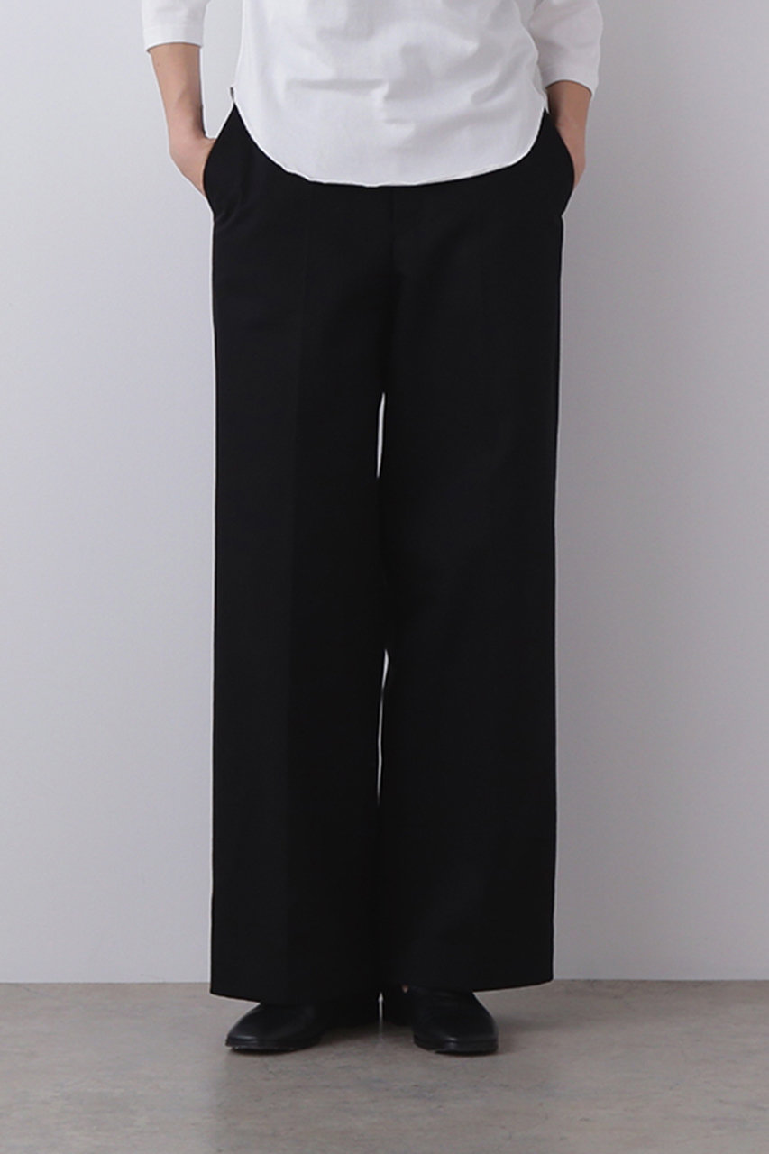 YLEVE(イレーヴ)｜FINX COTTON チノ パンツ/ブラック の通販｜ELLESHOP