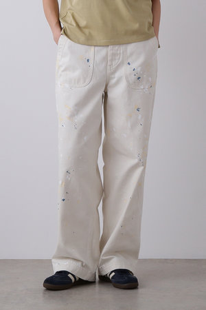 イレーヴ/YLEVEのハンド ペイント デニム M45 パンツ