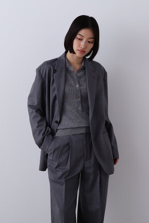 イレーヴ/YLEVEのSUPER120’S シャンブレー ウール ジャケット(110800/110801)