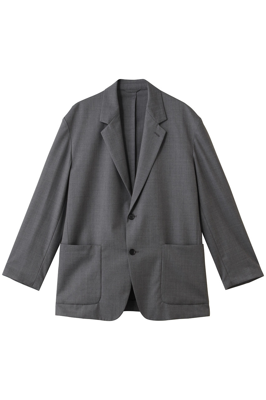 SUPER120’S シャンブレー ウール ジャケット