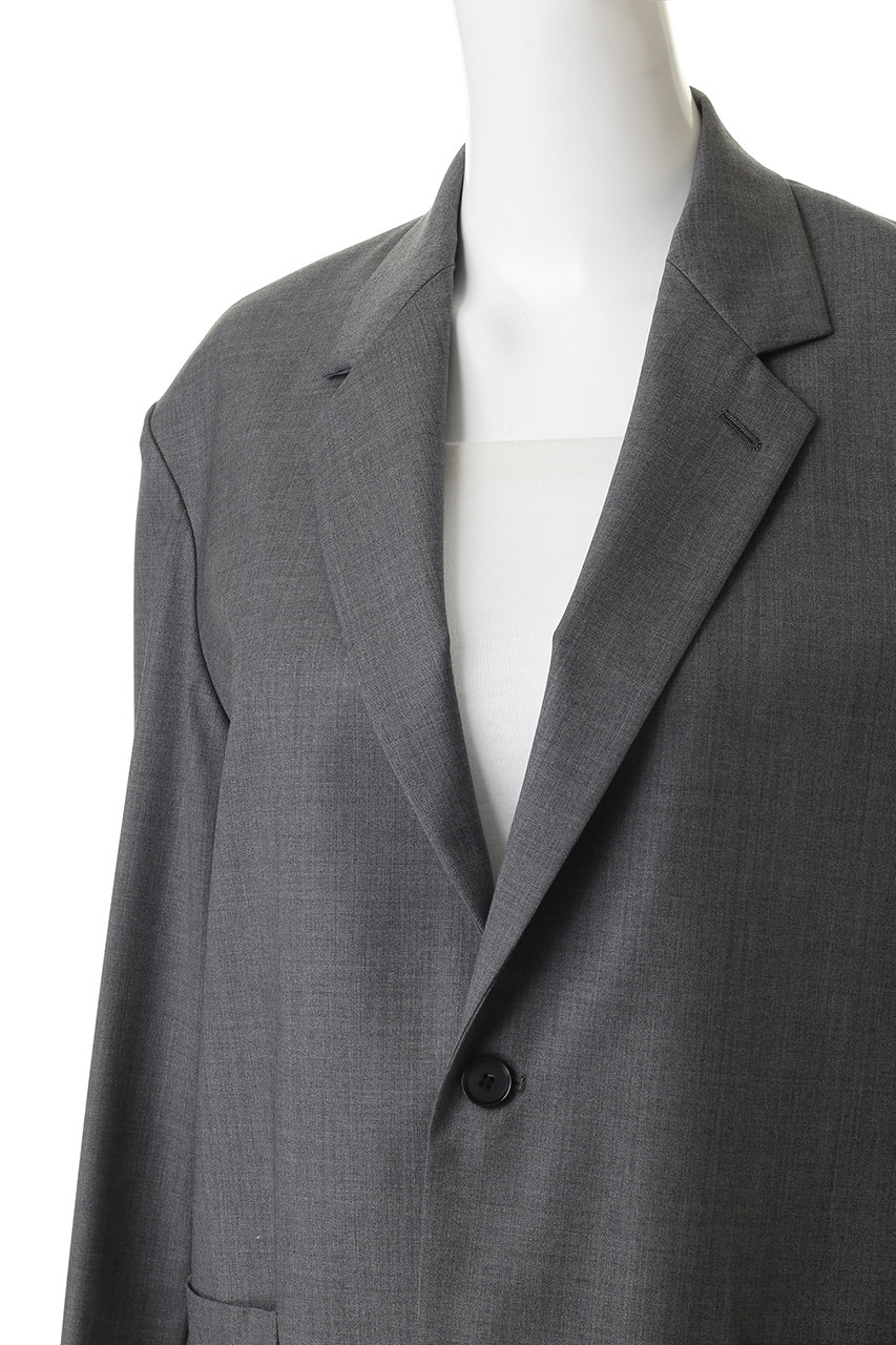 イレーヴ　ジャケット　グレー YLEVE / NON MULESING WOOL OVERDYE MELTON JACKET | YLÈVE（イレーヴ