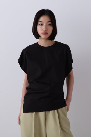 イレーヴ/YLEVEのFINX COTTON ウェザー アシンメトリー プルオーバー シャツ(110400/110402)