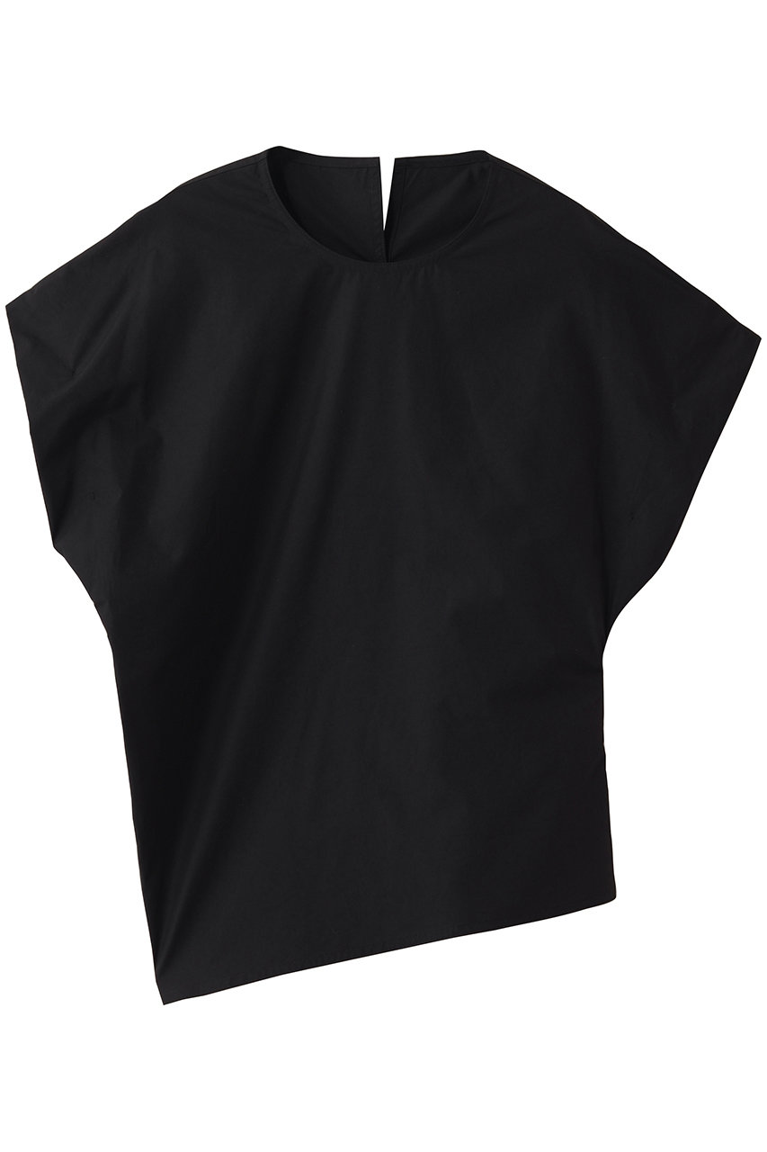 イレーヴ/YLEVEのFINX COTTON ウェザー アシンメトリー プルオーバー シャツ(ブラック/16861 50053)