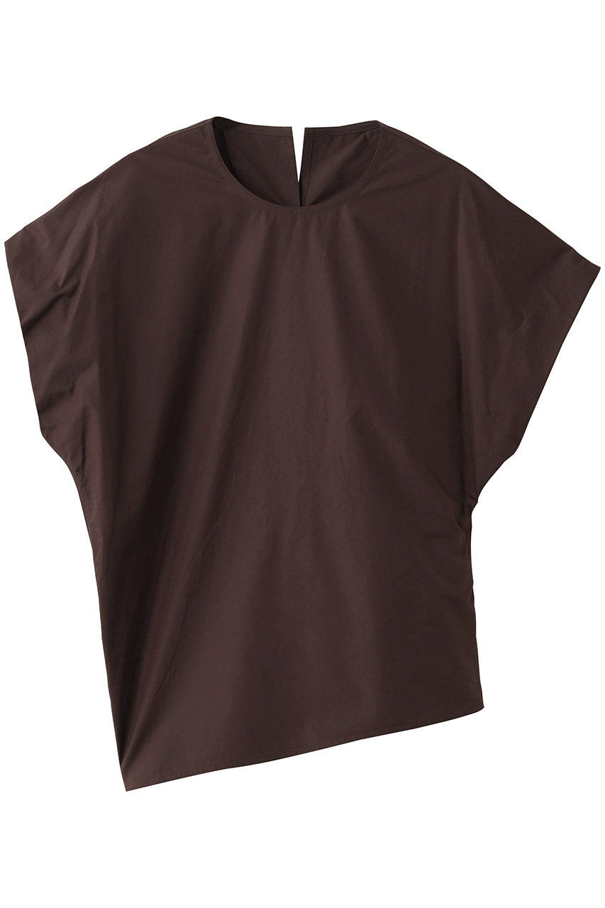 イレーヴ/YLEVEのFINX COTTON ウェザー アシンメトリー プルオーバー シャツ(バーガンディー/16861 50053)