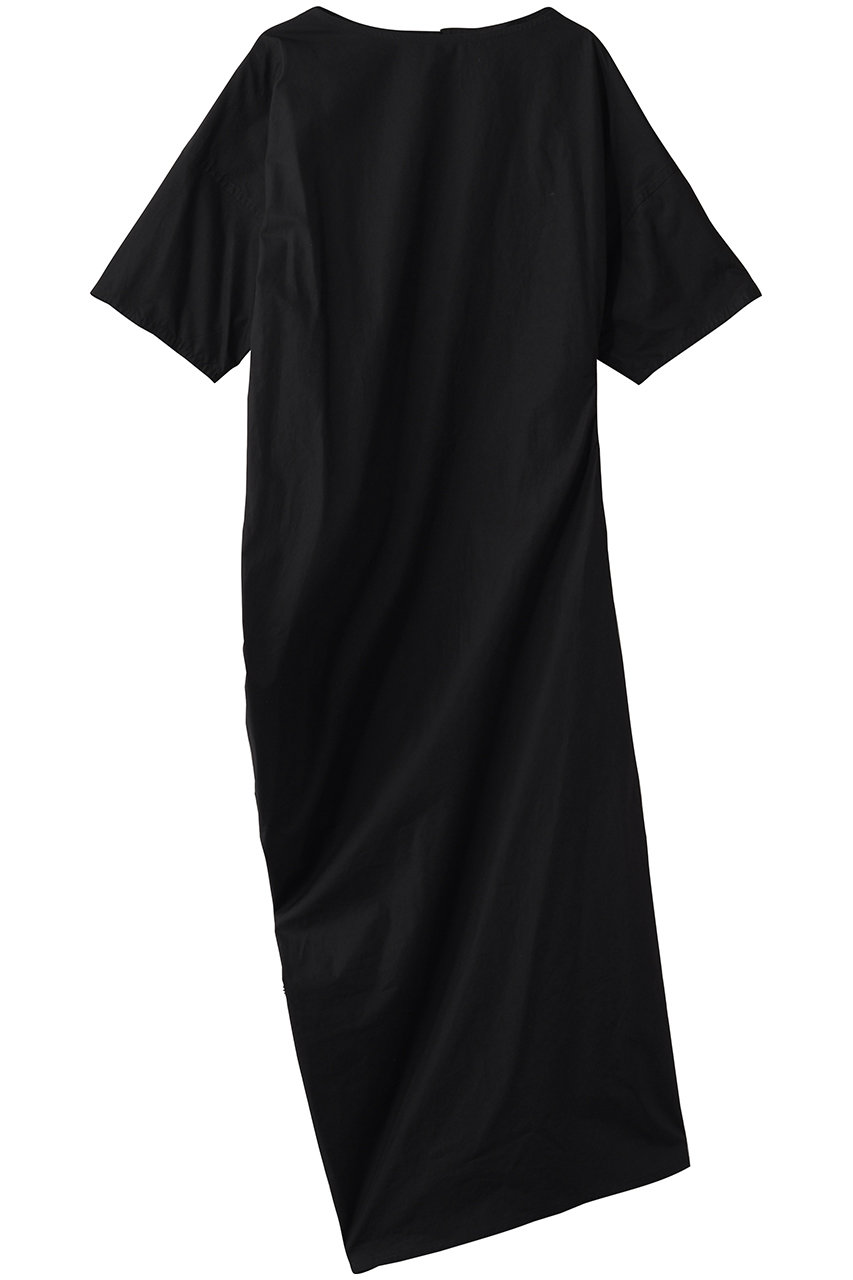 イレーヴ/YLEVEのFINX COTTON ウェザー アシンメトリー ワンピース(ブラック/16861 55055)