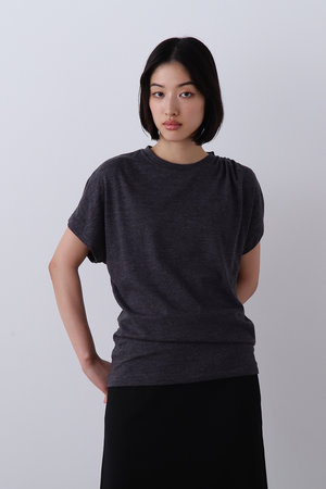 イレーヴ/YLEVEのテンセルコットン SLUB YARN JERSEY ノースリーブ プルオーバー(110300/110301)